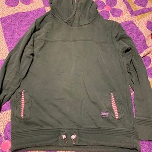 Green hoodie